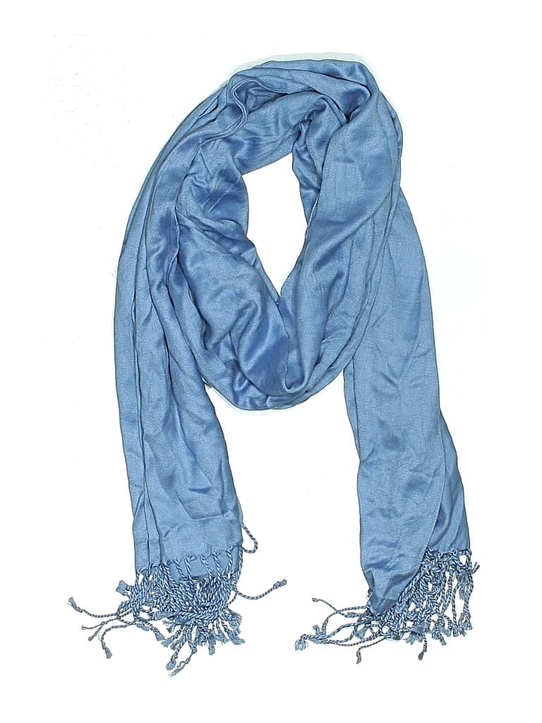 Pre-owned Unbranded Scarf In Blue