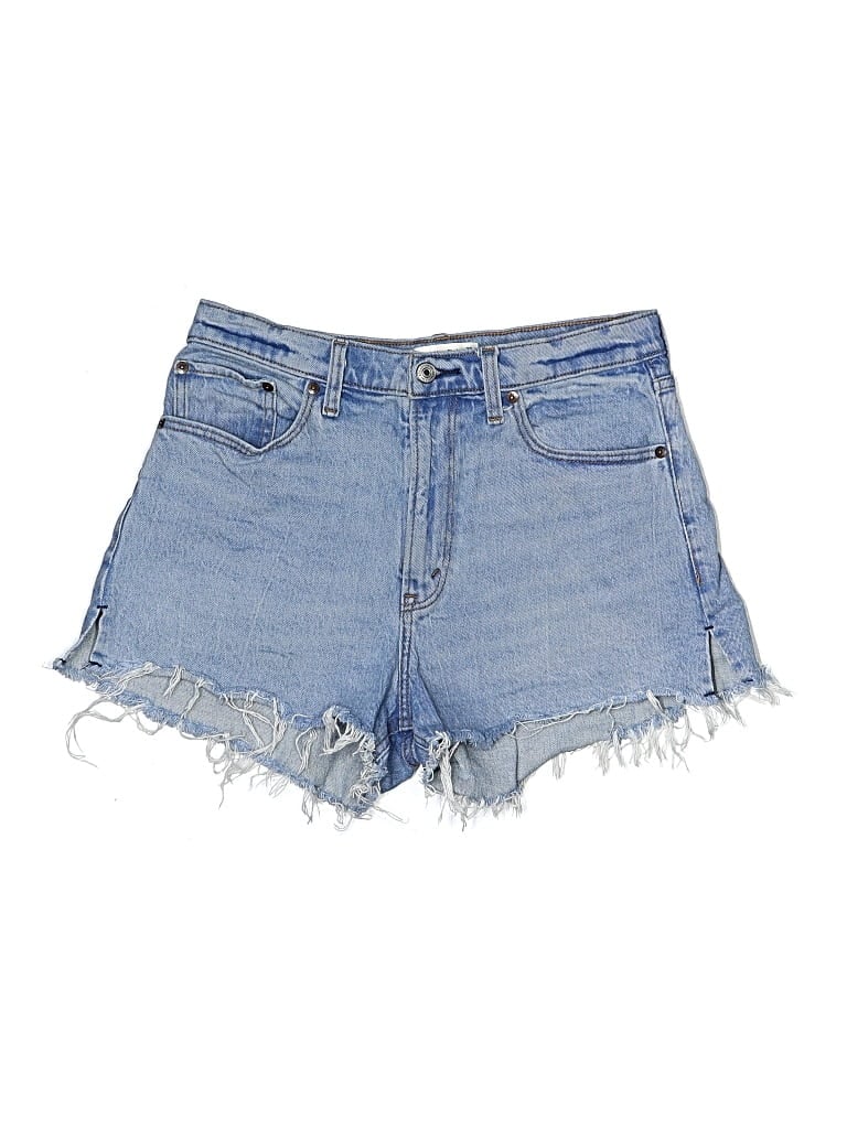 Pre-owned Abercrombie & Fitch Denim Shorts In Blue