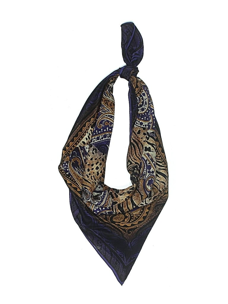 Pre-owned Unbranded Scarf In Purple