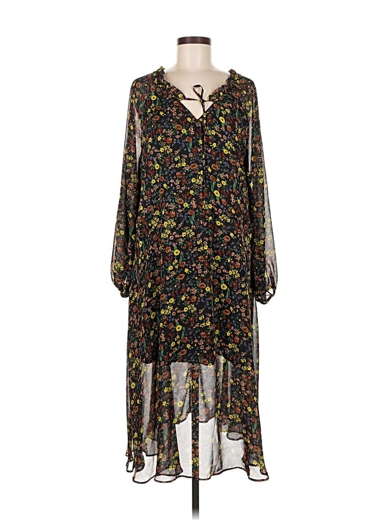 Pre-owned Nain Casual Dress In Brown