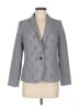 Talbots Checkered-gingham Gray Blazer Size 6 (petite) - photo 1
