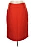 J.Crew 100% Wool Solid Orange Wool Skirt Size 4 - photo 1