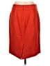 J.Crew 100% Wool Solid Orange Wool Skirt Size 4 - photo 2