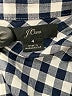 J.Crew Checkered-gingham Blue Long Sleeve Button-Down Shirt Size 4 - photo 7