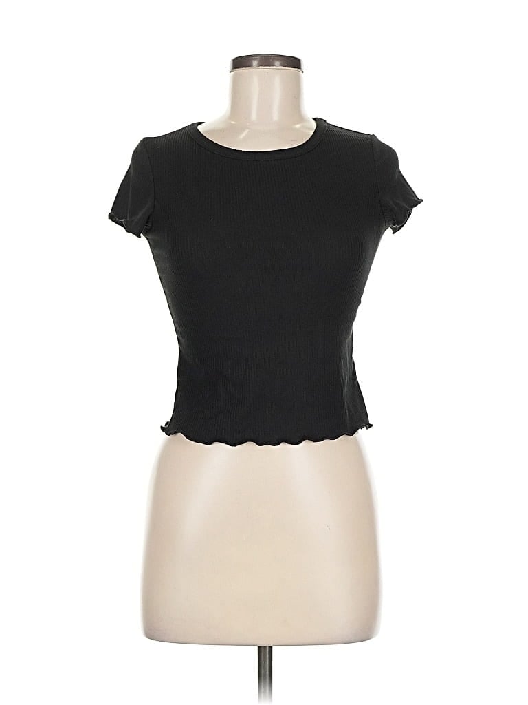 Pre-owned Altar'd State Short Sleeve T-shirt In Black