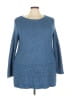 Rafaella Blue Pullover Sweater Size 3X - photo 1