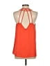 Doe & Rae 100% Polyester Orange Sleeveless Blouse Size S - photo 2