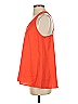 Doe & Rae 100% Polyester Orange Sleeveless Blouse Size S - photo 5