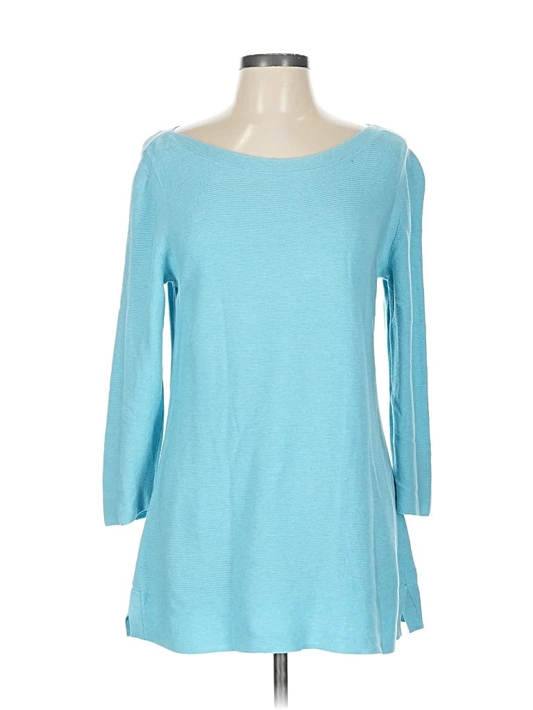 Pre-owned Talbots Outlet Pullover Sweater In Blue