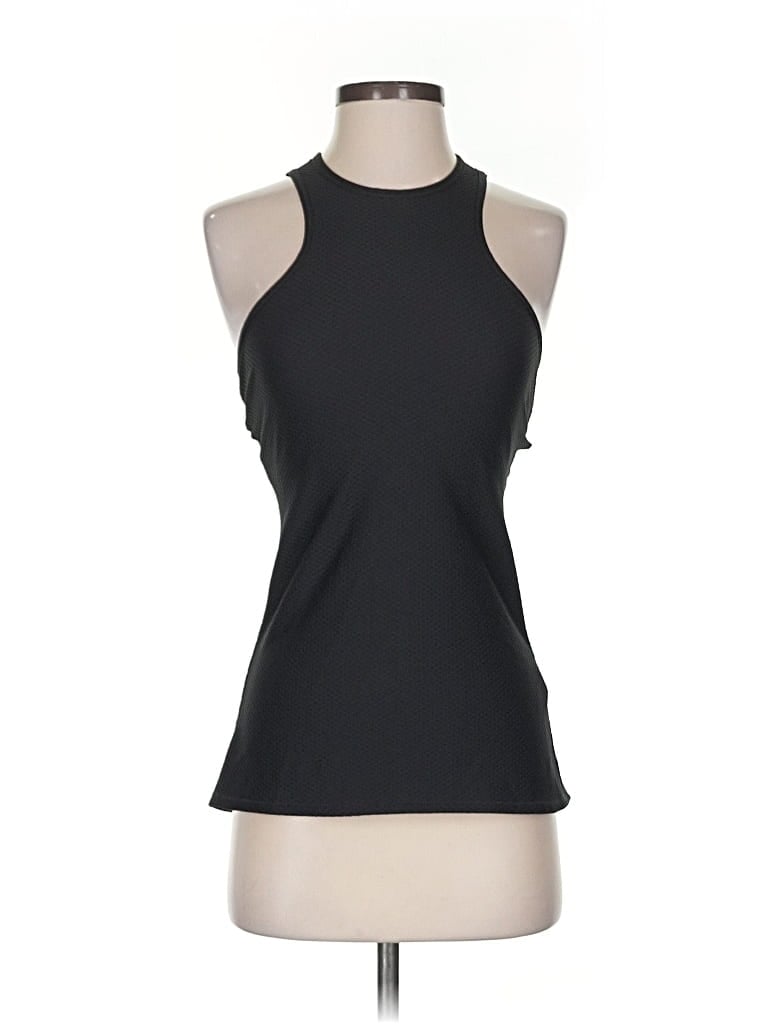 Pre-owned Calia By Carrie Underwood Tank Top Black Halter Neckline Tops