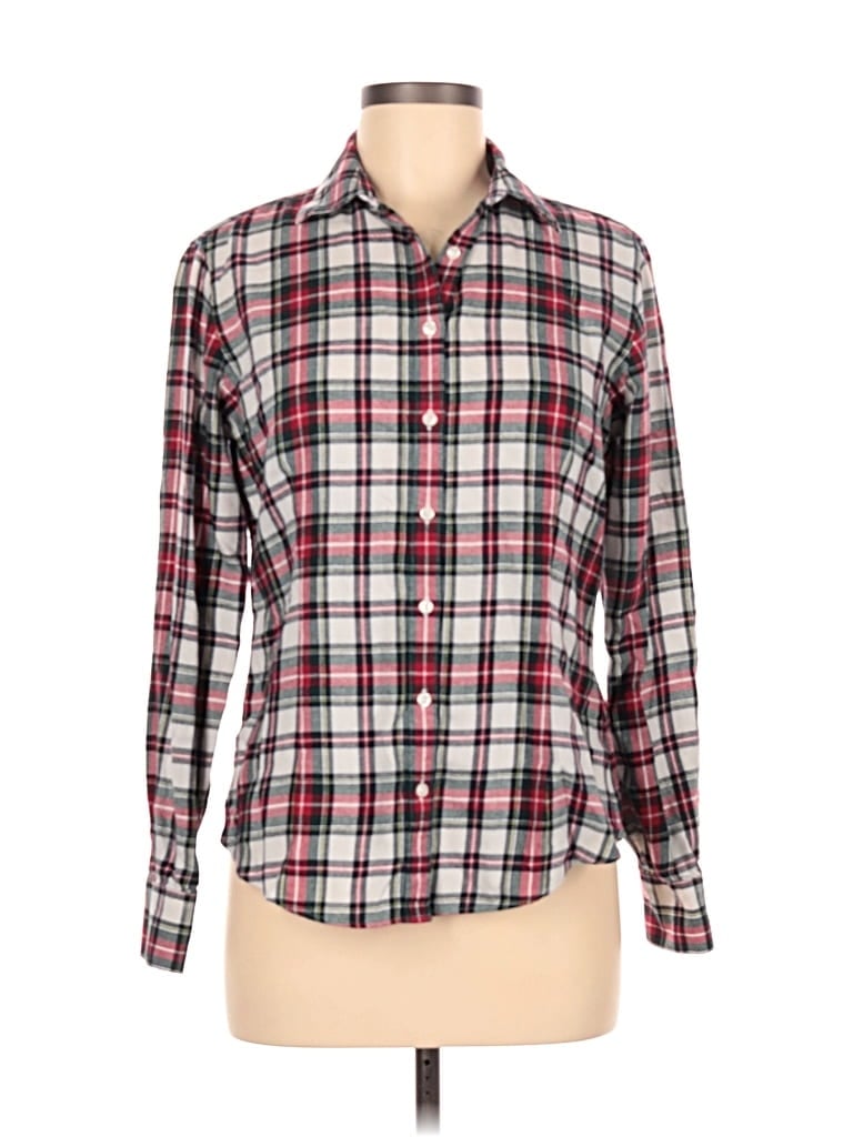 Pre-owned Brooks Brothers 346 Long Sleeve Button Down Shirt In Red