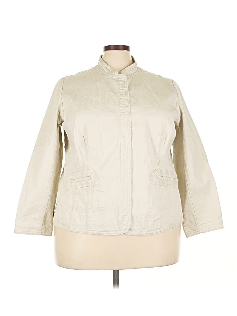 Pre-owned Talbots Jacket In White