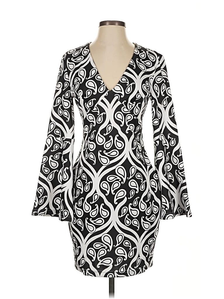 Pre-owned Venus Cocktail Dress In Black