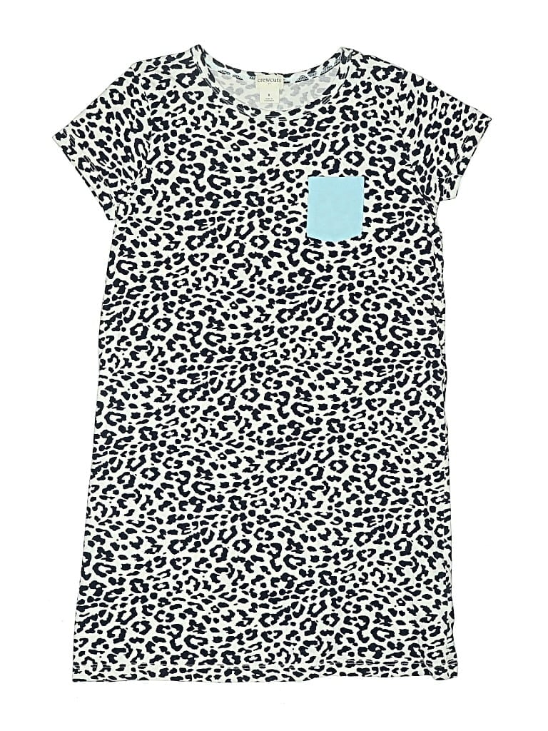 Pre-owned Crewcuts Outlet Kids' Dress In Blue