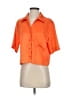 Apparis 100% Polyester Orange Short Sleeve Blouse Size S - photo 1