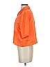 Apparis 100% Polyester Orange Short Sleeve Blouse Size S - photo 5