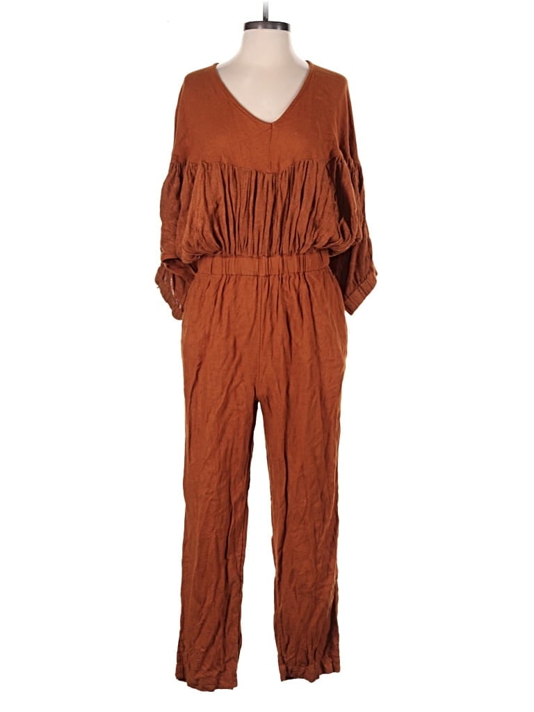 Pre-owned Free People Jumpsuit In Brown