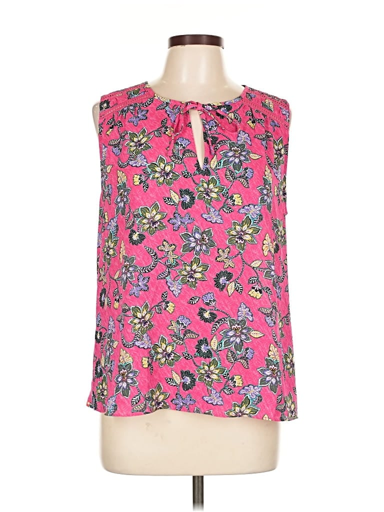 Ann Taylor Loft Sleeveless Blouse In Pink