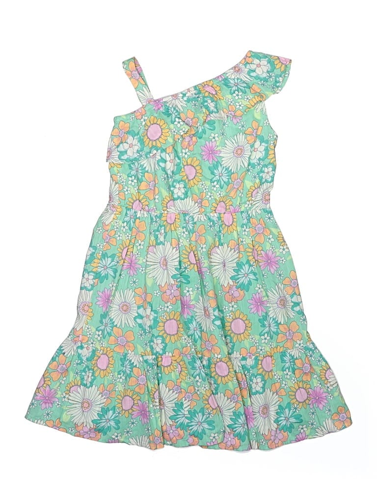 Pre-owned Jumping Beans Kids' Dress In Green