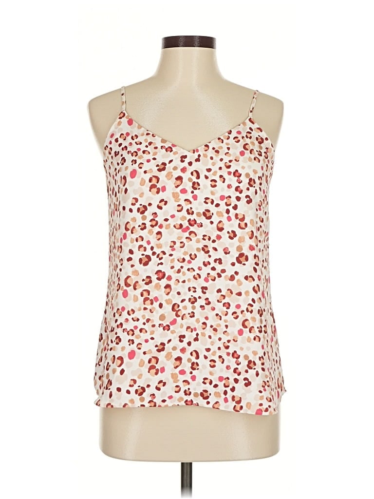 Pre-owned Ann Taylor Tank Top Ivory Strapless Neckline Tops In White