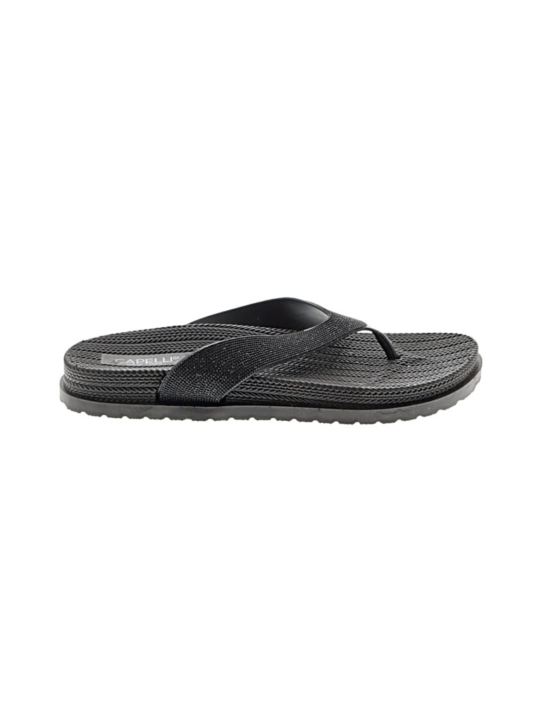 Pre-owned Capelli New York Flip Flops In Black