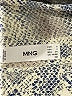 MNG Animal Print Gray Long Sleeve Blouse Size 4 - photo 7