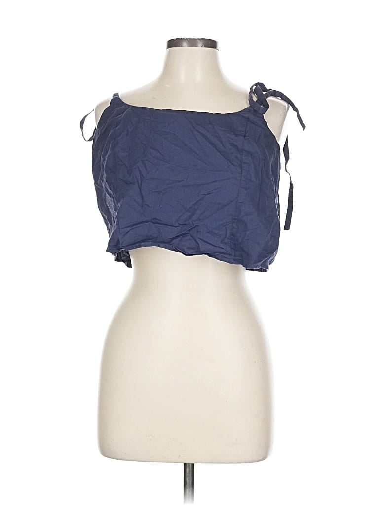 Pre-owned Old Navy Sleeveless Blouse In Blue