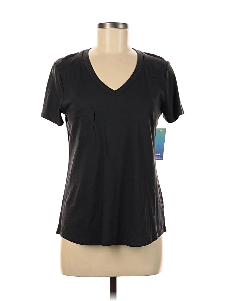 Pre-owned Remade Active T-shirt In Black