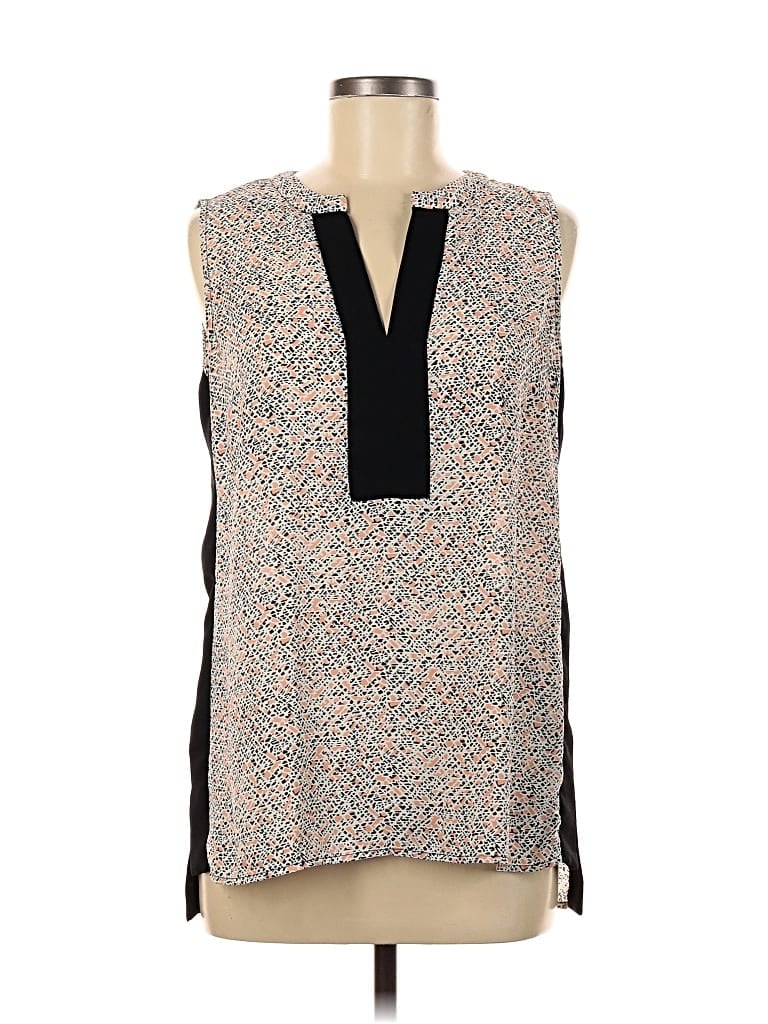 Pre-owned Dalia Sleeveless Blouse In White