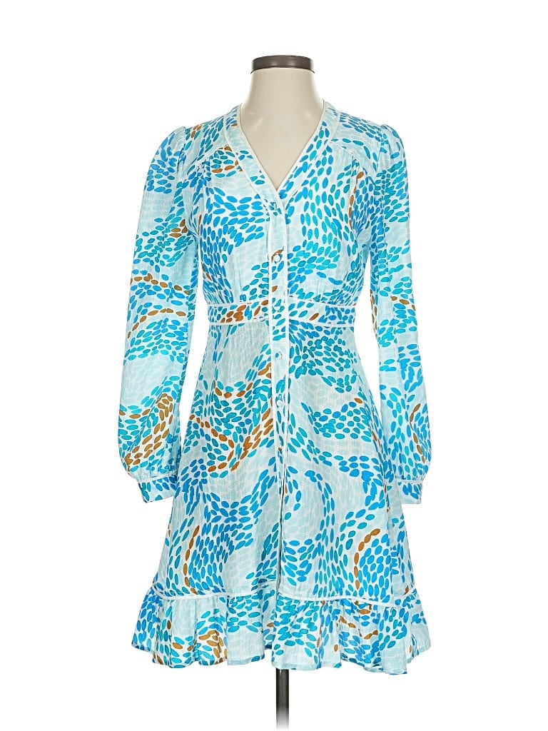 Pre-owned Marie Oliver Casual Dress In Blue