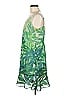 CAbi 100% Polyester Tropical Green Casual Dress Size M - photo 5