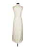 Vince. 100% Polyester Solid Ivory Casual Dress Size 2 - photo 2