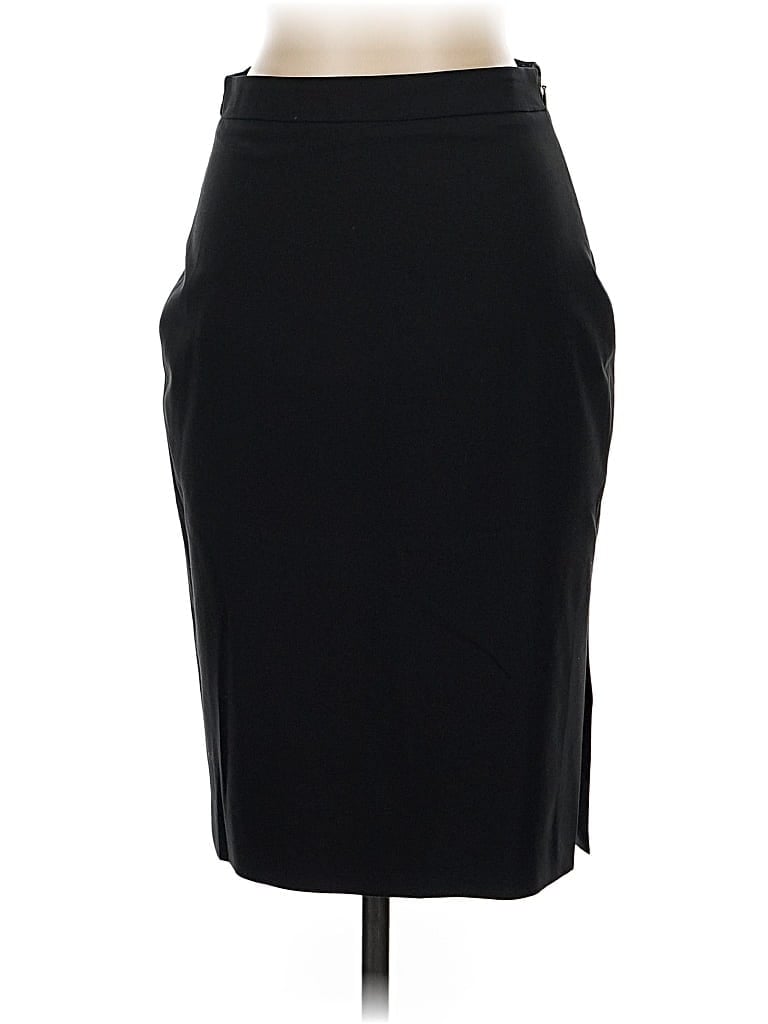 Pre-owned Banana Republic Wool Skirt In Black
