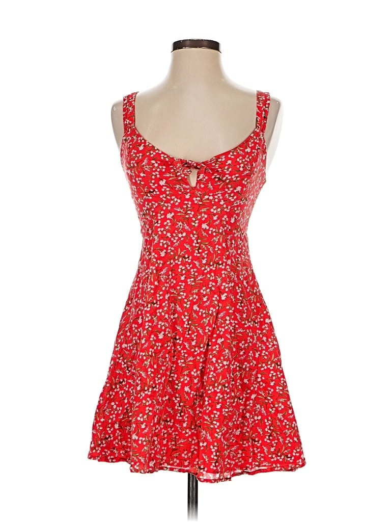 Pre-owned Mi Ami Casual Dress In Red