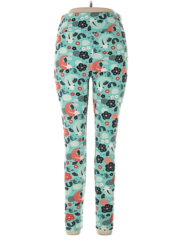 Pre-owned Lularoe Casual Pants In Blue