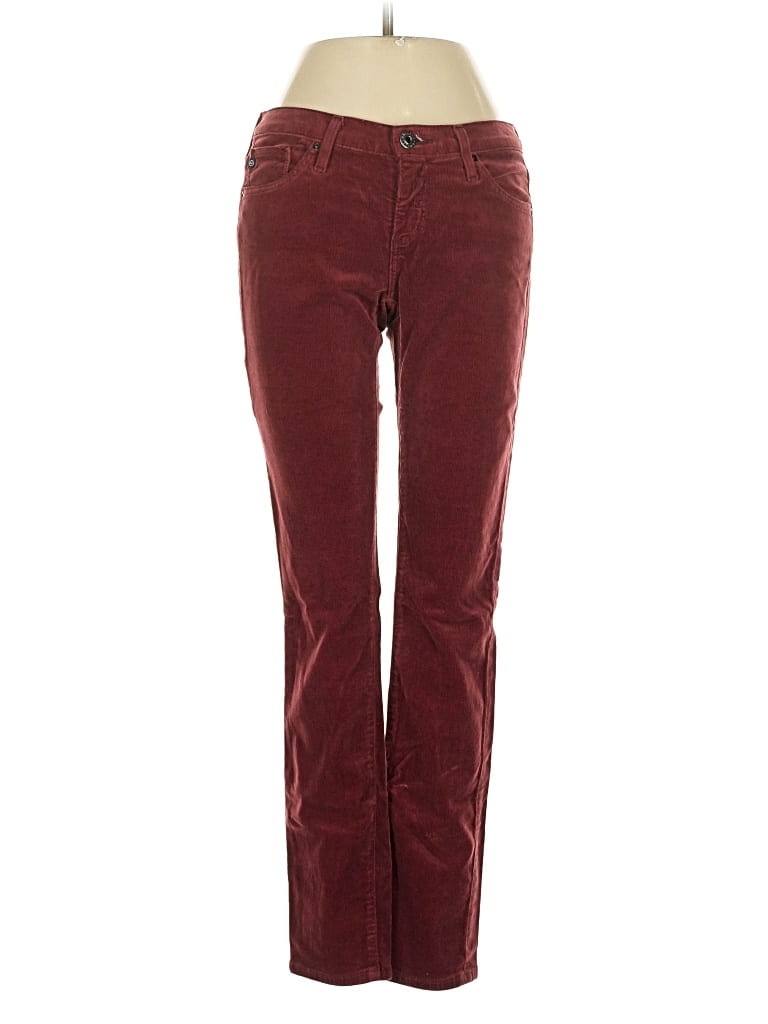 Pre-owned Adriano Goldschmied Jeans In Burgundy