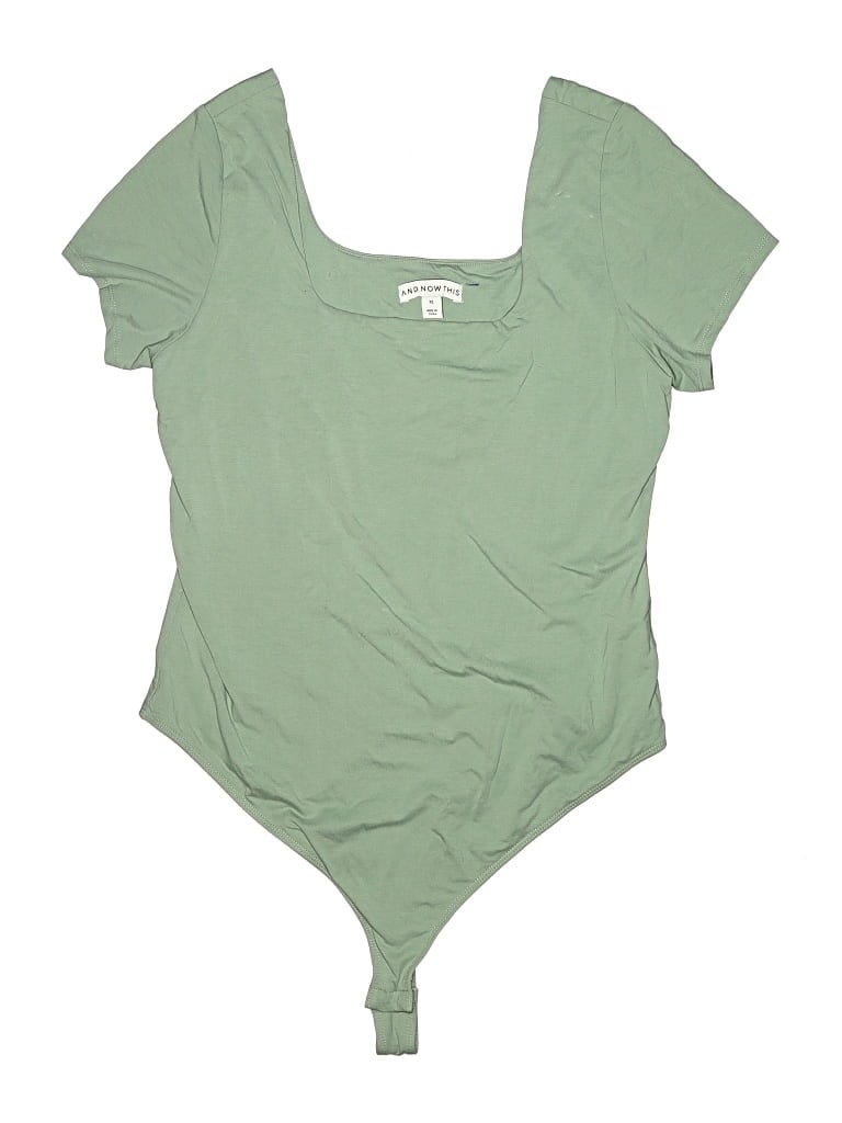 Pre-owned And Now This Bodysuit In Green