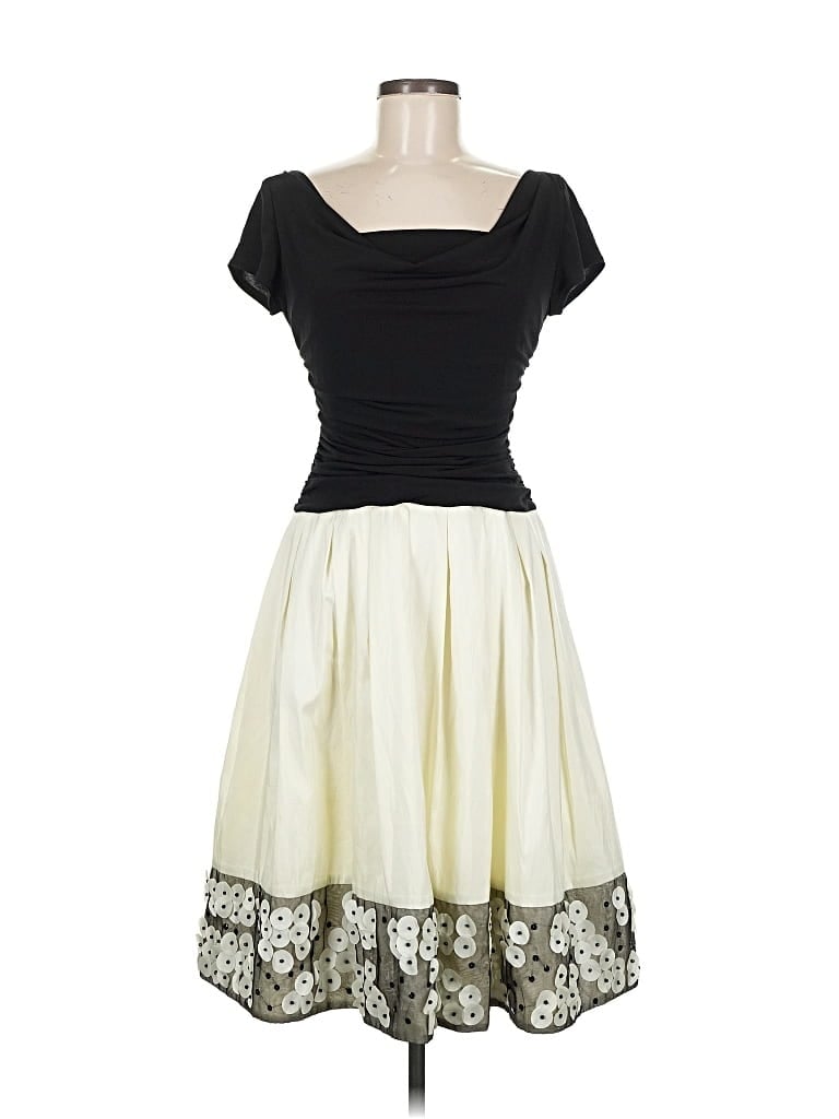 Pre-owned Sl Fashions Cocktail Dress In White