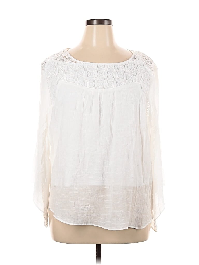 Pre-owned Alyx Long Sleeve Blouse In White