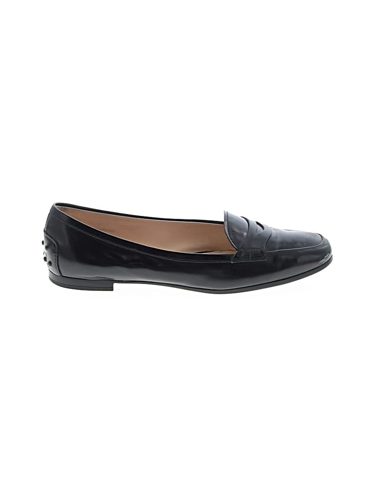 Pre-owned Tod's Flats In Black