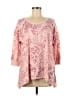Assorted Brands Pink 3/4 Sleeve T-Shirt Size M - photo 1