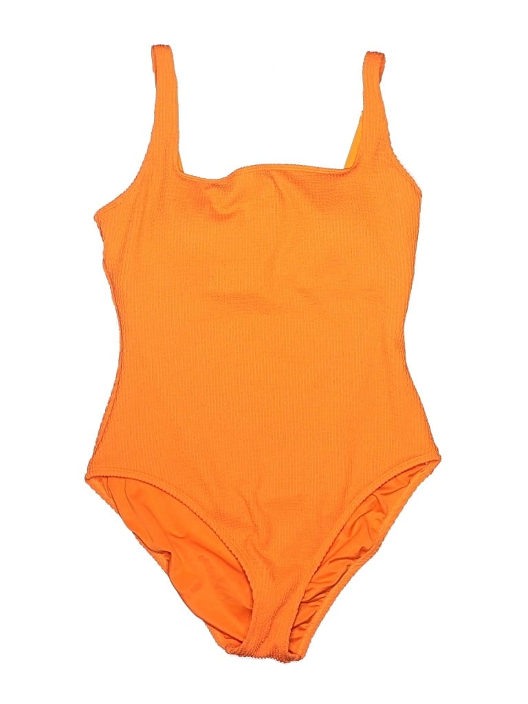 Pre-owned Bleu Rod Beattie One Piece Swimsuit In Orange