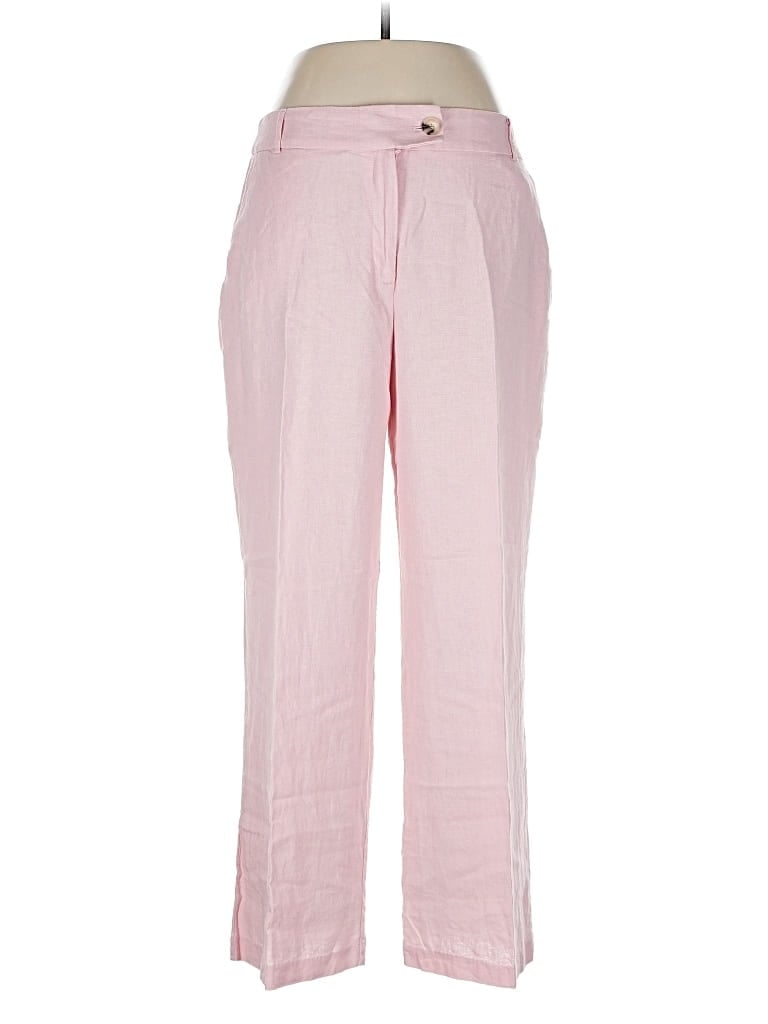 Pre-owned Rachel Zoe Tjx Linen Pants In Pink