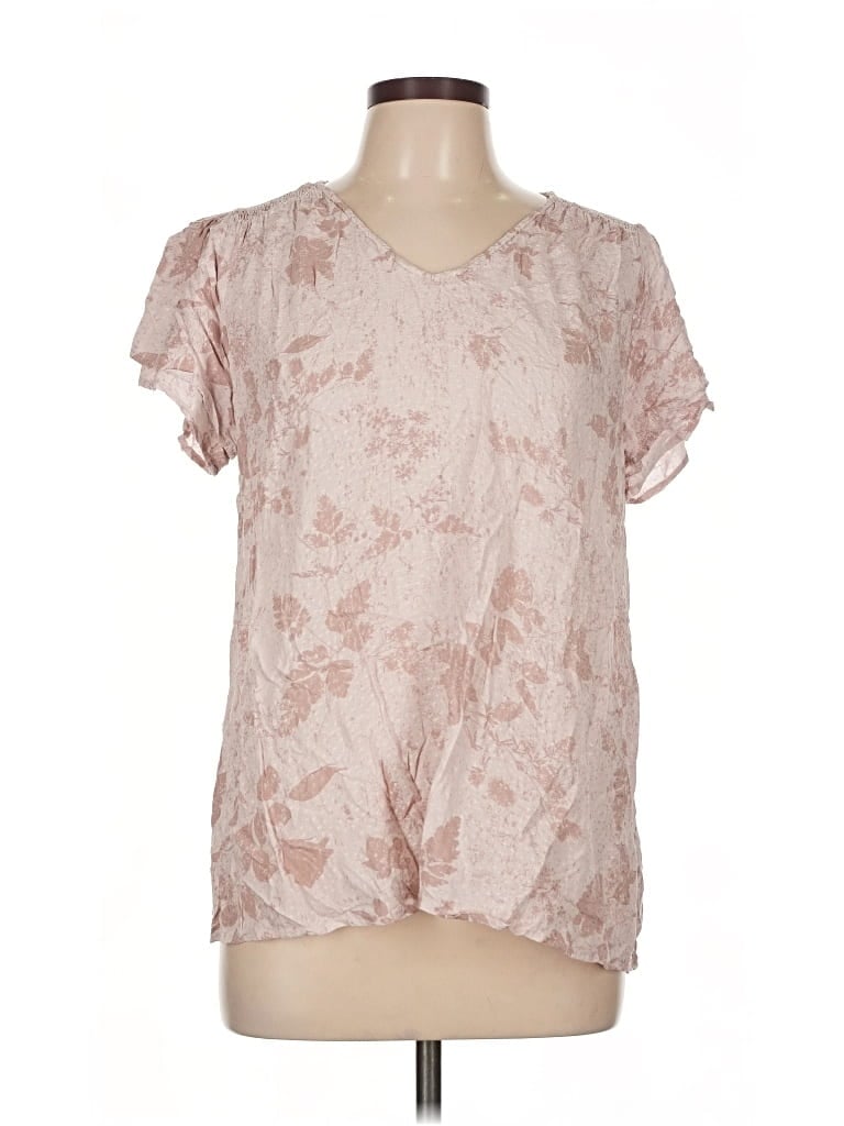 Pre-owned Doe & Rae Short Sleeve T-shirt In Pink