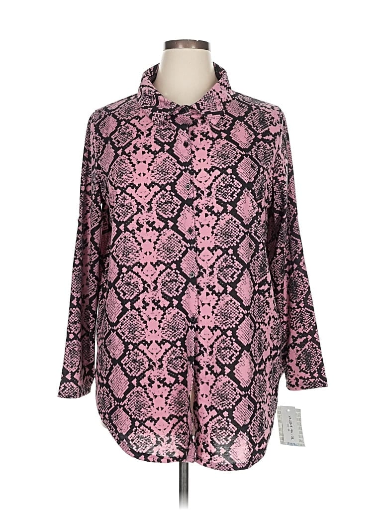 Lularoe Long Sleeve Blouse In Pink