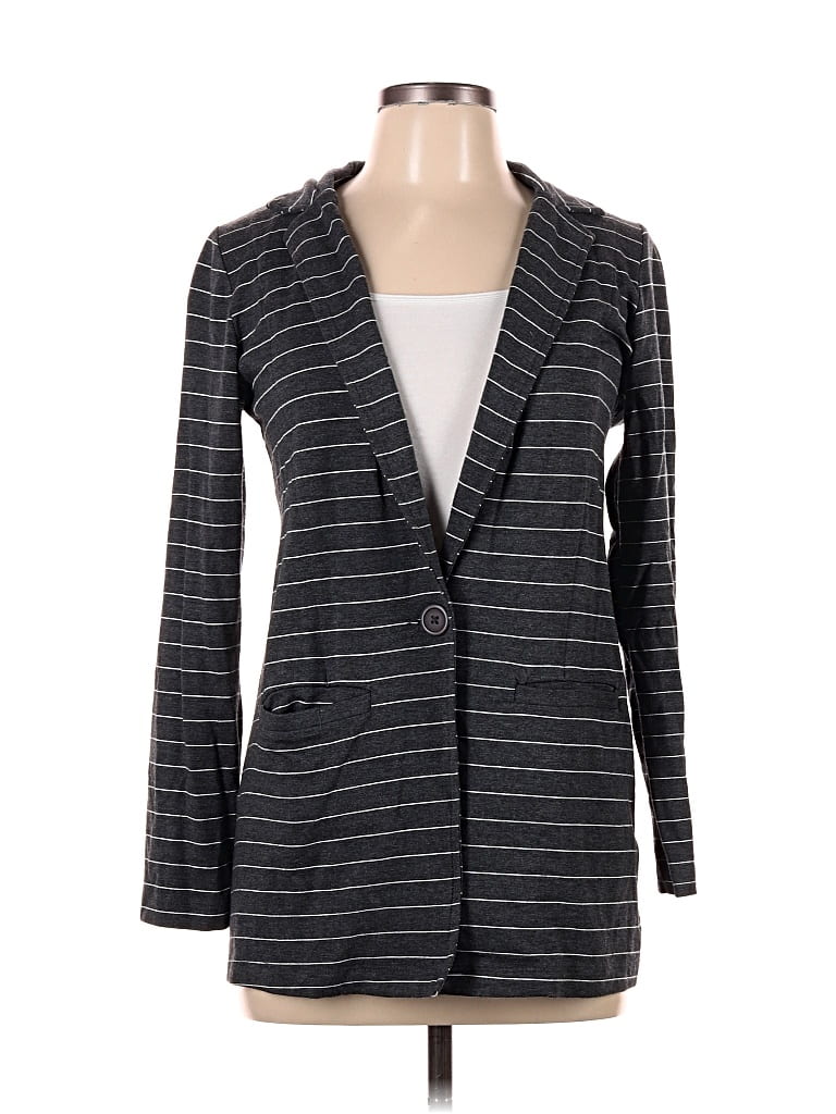 Pre-owned Left Coast By Dolan Blazer Jacket In Gray