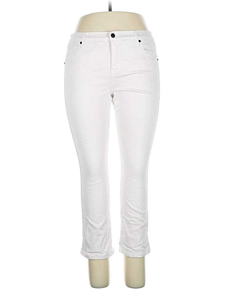 Pre-owned Kenneth Cole New York Jeans In White