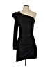 Aqua Metallic Black Cocktail Dress Size S - photo 1