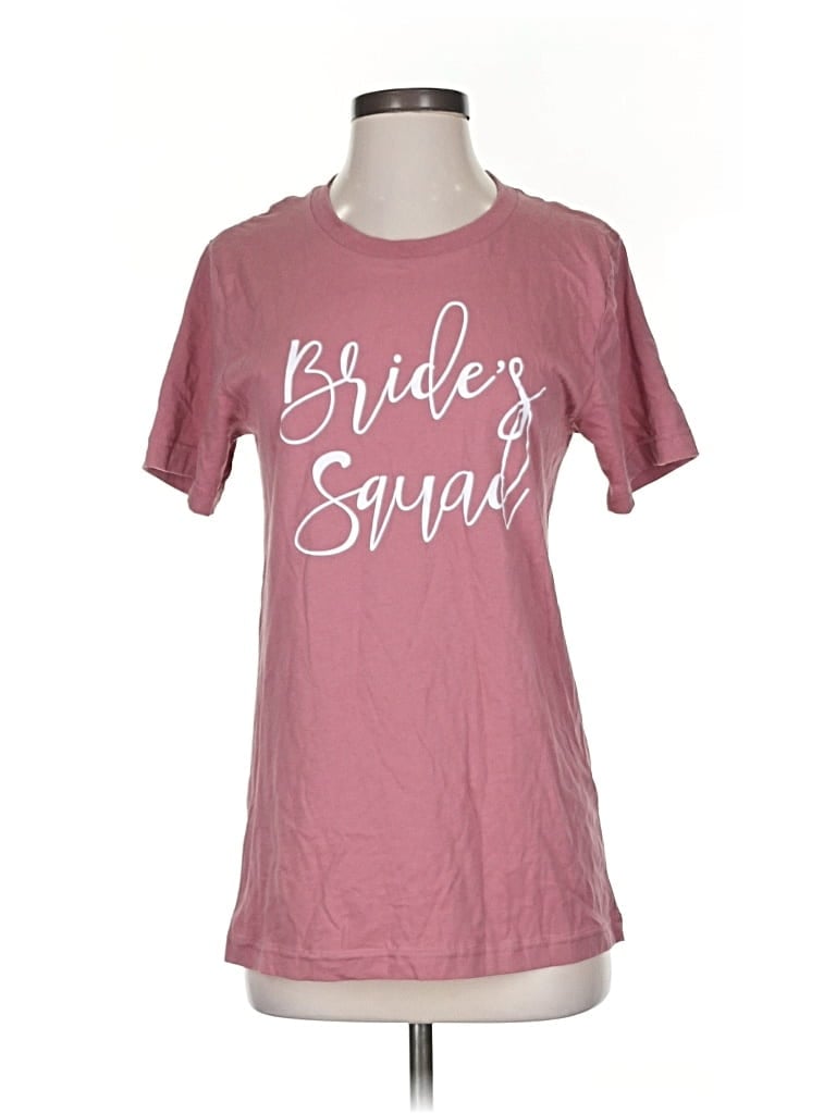 Pre-owned Bella+canvas Short Sleeve T-shirt In Pink