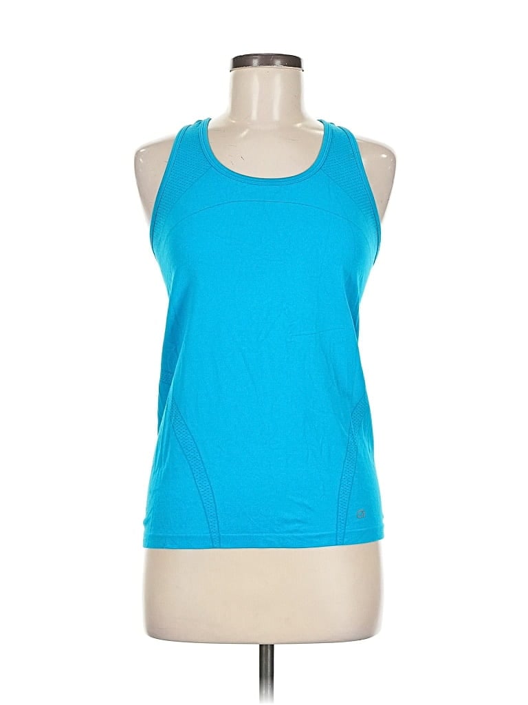 Pre-owned Gap Fit Active Tank Top In Blue